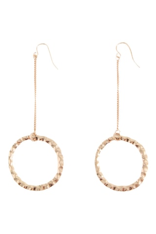 Boucles d'oreilles pendantes circulaires