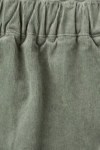 Jupe short velours côtelé - Kaki