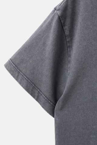 T-shirt message strass - Anthracite