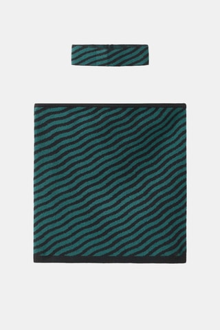 Haut bustier à rayures - Vert