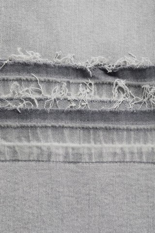 Jean flare taille basse - Gris