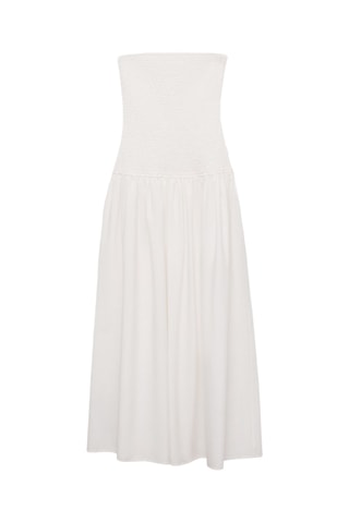 Maxi robe bustier - Blanc