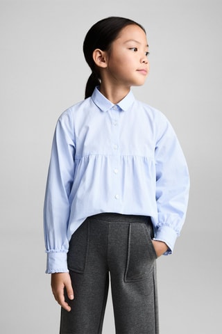 Pantalon maille coton lin - Gris