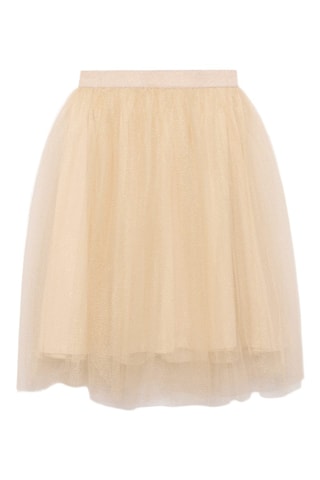 Jupe glitter tulle - Doré
