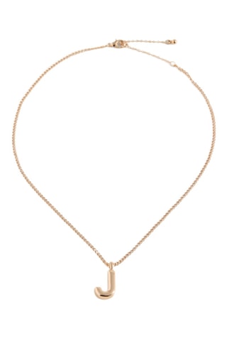 Collier pendentif lettre