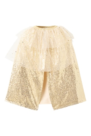 Cape déguisement paillettes - Doré