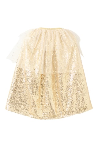 Cape déguisement paillettes - Doré
