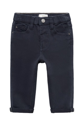Pantalon chino coton - Bleu