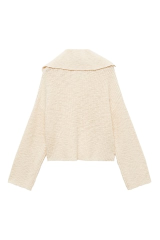 Cardigan maille boutons - Beige