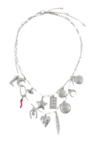 Collier pendentifs perles