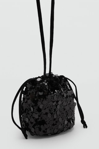 Mini sac paillettes - Noir
