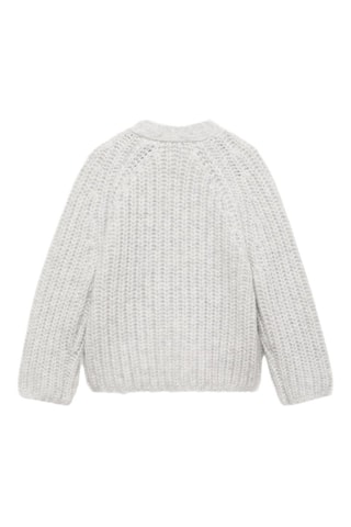 Cardigan maille boutons - Gris