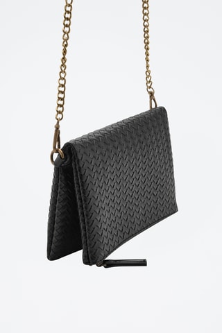 Sac enveloppe texturé - Noir