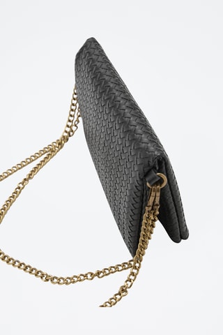 Sac enveloppe texturé - Noir