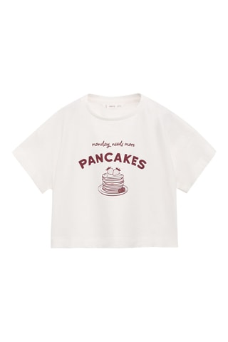 T-shirt imprimé manches courtes - Blanc