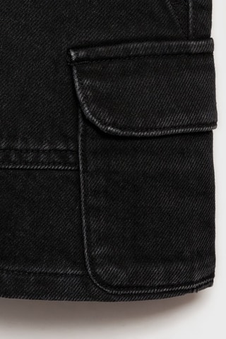 Minijupe en jean - Noir