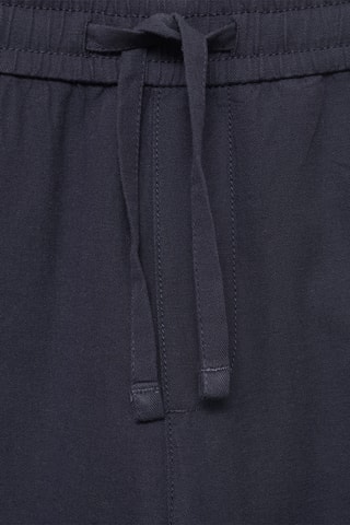 Pantalon lin coton - Bleu marine