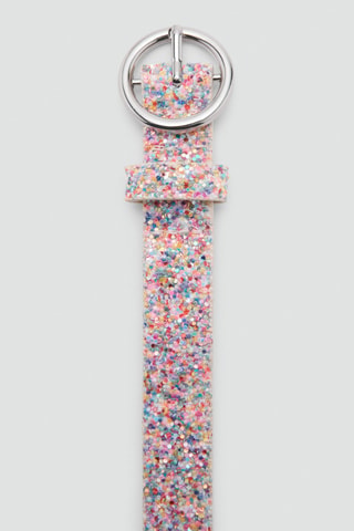 Ceinture à paillettes - Rose