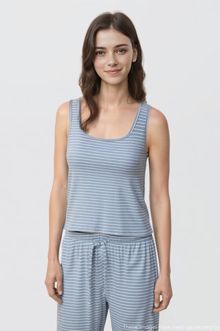 Ensemble pyjama coton - Bleu