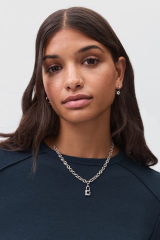 Robe longue uni - Bleu marine