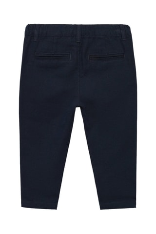 Pantalon chino élastique - Bleu