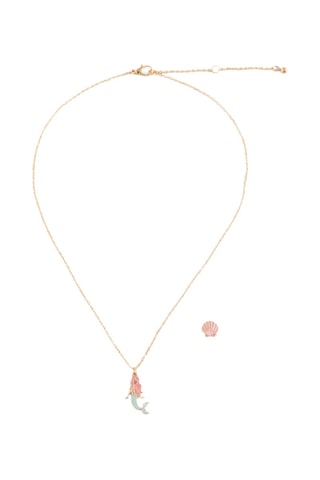 Ensemble collier et boucles d'oreilles