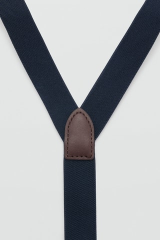 Bretelles élastiques réglables - Bleu marine