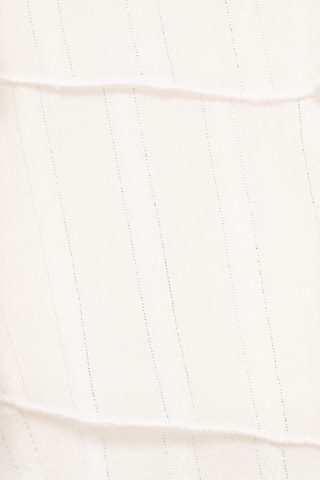 Top volants Lurex - Blanc