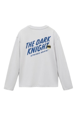T-shirt manches longues Batman - Gris