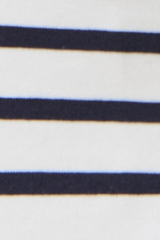 T-shirt coton à rayures - Bleu marine