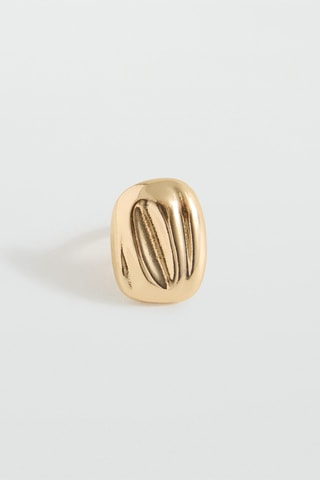Bague perle géométrique