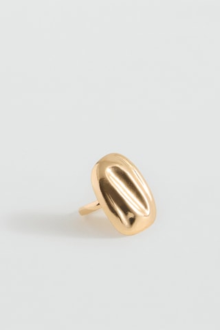 Bague perle géométrique