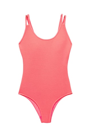Maillot de bain texturé - Rouge