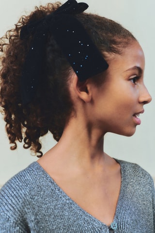 Barrette à cheveux nœud