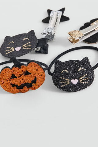 Pack barrettes Halloween
