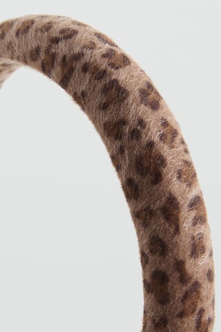 Serre-tête texturé en imprimé animal