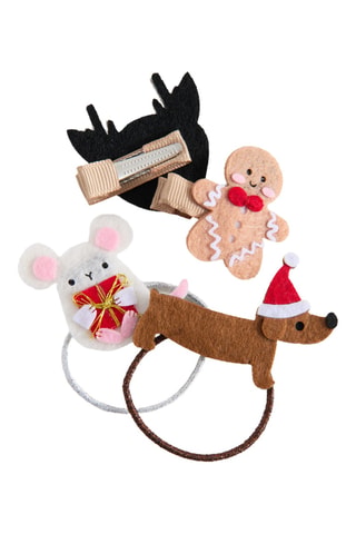 Lot barrettes et élastiques