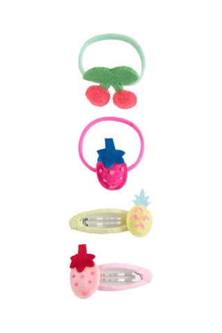 Lot barrettes et élastiques