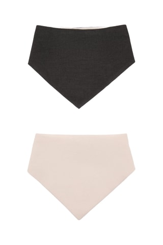 Pack 2 bavoirs coton