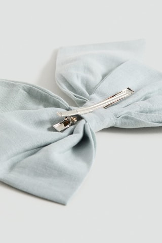 Barrette à cheveux nœud