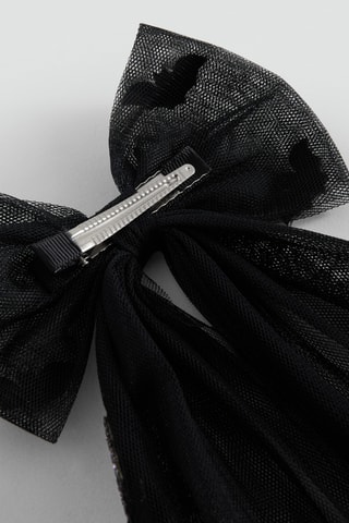 Barrette nœud chauve-souris