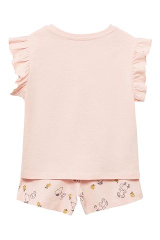 Pyjama court Snoopy - Rose