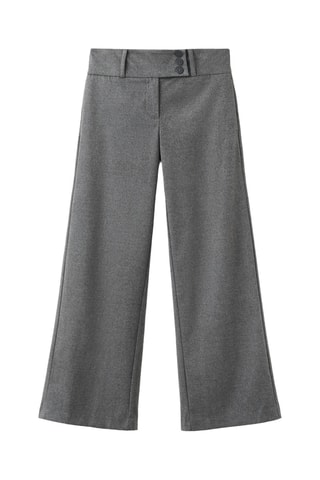 Pantalon de tailleur droit - Gris