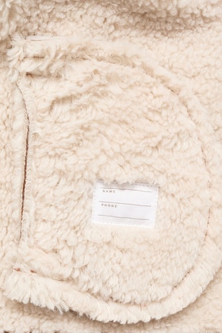 Manteau effet daim imitation mouton retourné - Marron