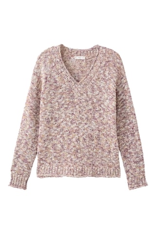Pull-over jaspé - Rose