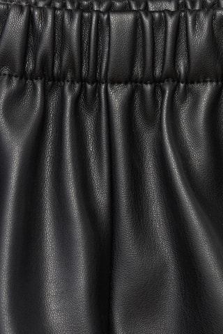 Short simili-cuir - Noir