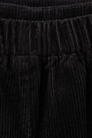 Jupe short velours côtelé - Noir