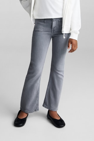 Jean flare poches - Bleu