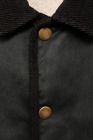 Parka effet ciré - Kaki