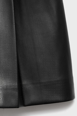 Short en similicuir - Noir